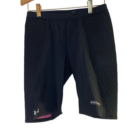 UNDER ARMOUR Women’s MPZ Black Side Padded Compression Shorts / Size: Small - Picture 1 of 10